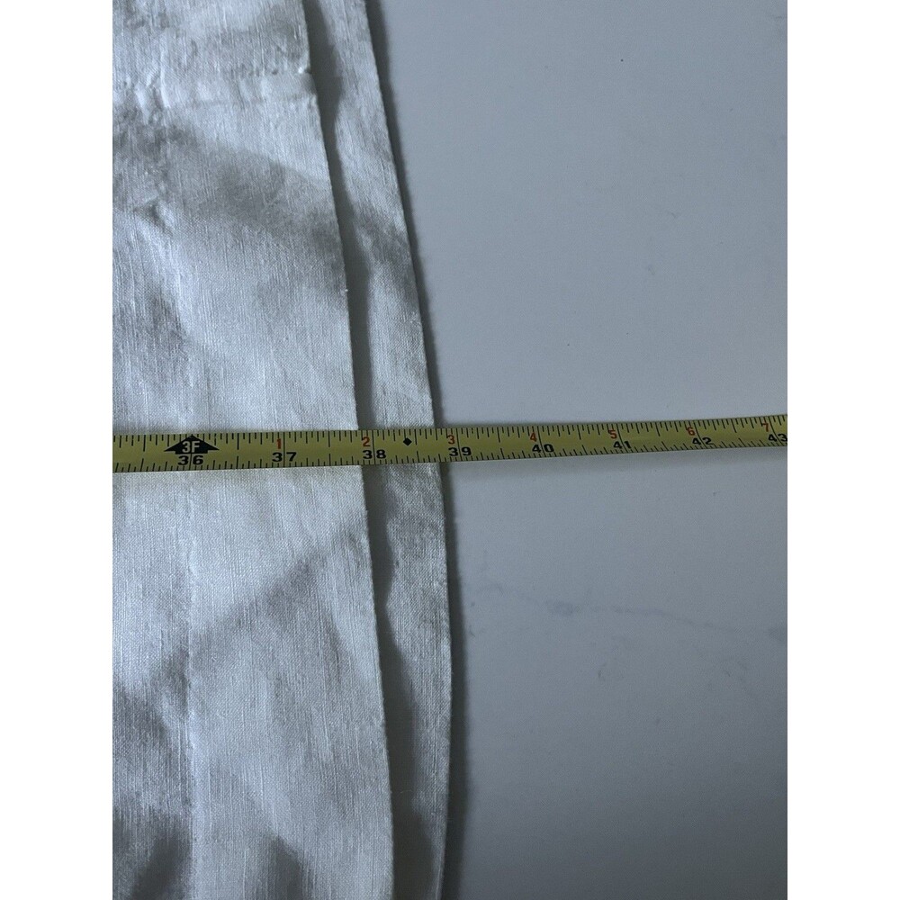 Jenni Kayne Annabel Skirt Ivory Linen, Pleat Waist, Size S - Picture 8 of 8
